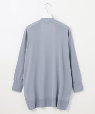 J.PRESS LADIES L 【洗える・UVケア】サマー カーディガン ダルブルー系