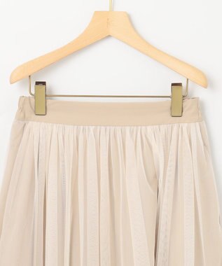 組曲 L 【WEB限定・2SET】シャイニーラメニット×チュールスカート ブラック系