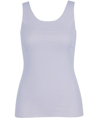 Wing インナー 【綿の贅沢オーガニック フラットタイプ】 オーガニックコットン混素材 ひびきにくく薄くて軽い ノースリーブ EL1148 ウイング／ワコール グレイッシュブルー