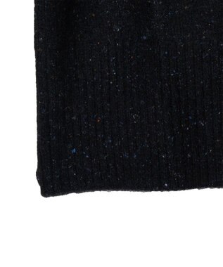 JOSEPH 【洗える】アルパカツイード　ラウンドネックニット Black