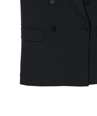 JOSEPH 【WEB＆OUTLET限定】テイラーウールブレンド　ダブルブレストジャケット Black