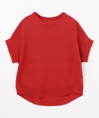 ANY ラミータッチオーバーニット レッド