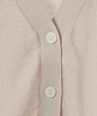 AMERICAN HOLIC ウォッシャブルショート丈シアーカーディガン Light Beige