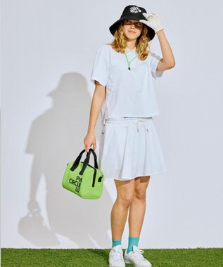 PW CIRCULUS 【UV遮蔽率95.3% UVカット / 速乾 / ストレッチ】【WOMEN】PW NEW ベーシックポロ ゴルフウェア レディース ホワイト系