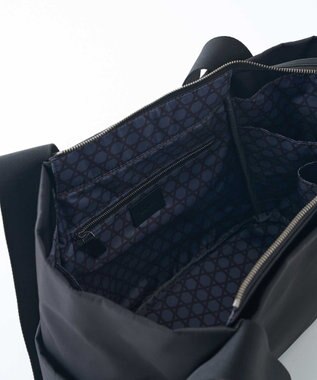 MIYABIYA LAQUOH【撥水加工】ミニマルナイロントート (M) ブラック