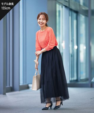 Tiaclasse チュールスカート ブラック