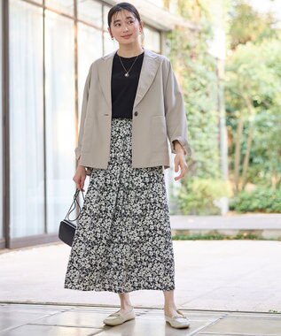 ANY L テックリネンドルマンジャケット グレージュ