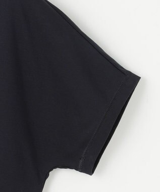 J.PRESS LADIES 【WEB限定カラーあり・洗える】コットンスムース フレンチスリーブ カットソー ネイビー系