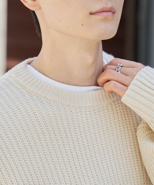 WEGO ルーズフィットプルオーバー ホワイトアイボリー