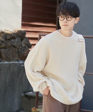 WEGO ルーズフィットプルオーバー ホワイトアイボリー