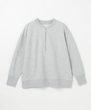 ANY ハーフジップスウェット ライトグレー