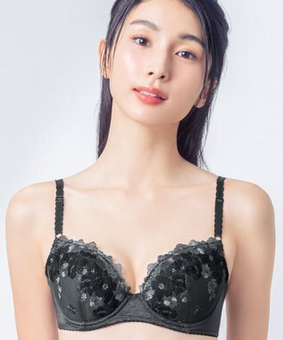 Wing 【ナチュラルアップブラ】 AA~Gカップ展開 ふっくら自然なまるみでバストアップ KB2060 ウイング／ワコール グレー系