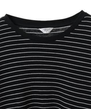 AMERICAN HOLIC 接触冷感7分袖タックスリーブカットプルオーバー Border