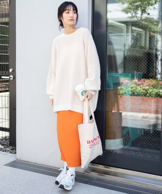 WEGO ルーズフィットプルオーバー ホワイトアイボリー