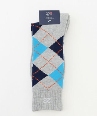 23区GOLF 【MEN】アーガイル柄レギュラーソックス