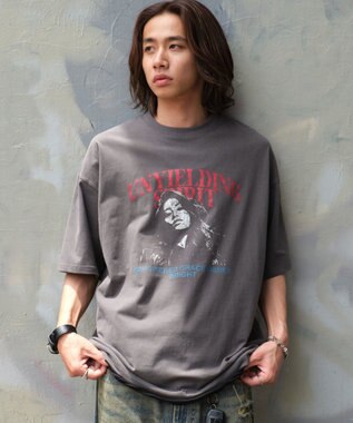 WEGO 【ユニセックス着用ITEM/SMLサイズ展開】ヴィンテージライクグラフィックT（SS） 柄10