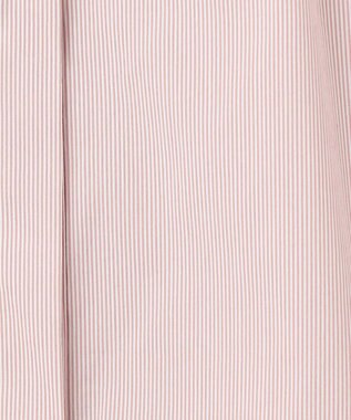 J.PRESS LADIES 【洗える】 BEZ VEGA フリル ストライプ ブラウス ピンク系1
