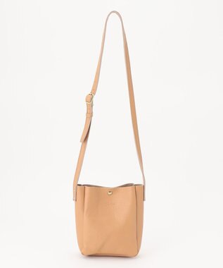 UNBILLION 【テレビ ドラマ着用アイテム】Otias シュリンクレザーショルダ－バッグ ベージュ