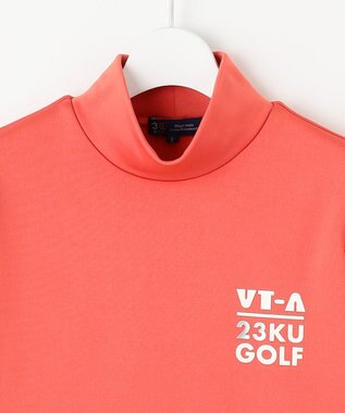 23区GOLF 冬の暖か名品トップス【WOMEN】ストレッチ 裏フリース ローズ系