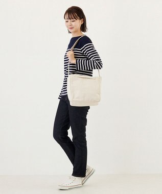 ROOTOTE 2969【トート＆ショルダー】/ SN.スクエア.リサイクルコットン-A 02：アイボリー