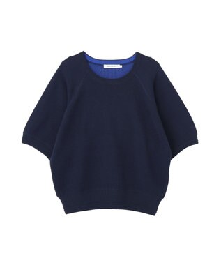 AMERICAN HOLIC バイカラースウェットライクニット
