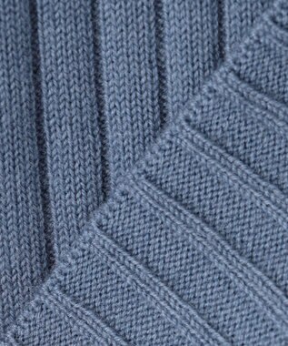 uncrave ウール ナイロン 2WAY ニット（uncrave STANDARD） ブルーグレー