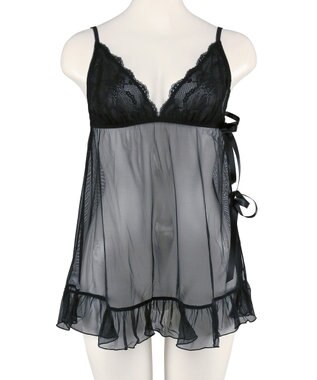 San-ai Resort（三愛水着楽園） エレガントコレクション  【2412】 ベビードール ブラック