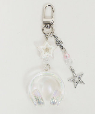 WEGO オーロラクリアヘッドホンキーホルダー