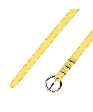 UNBILLION カカトゥ kakatoo / 牛革スライドベルト イエロー