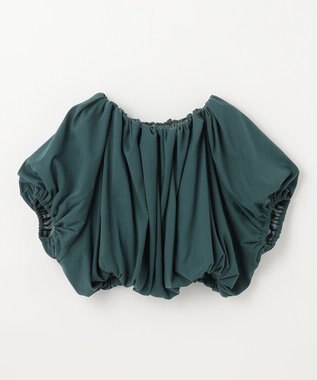 NAVE 【Nave 　洗える・接触冷感】クロップドジャージーブラウス