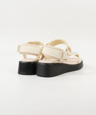 BONTRE 【pied du lapan/ピエドラパン】厚底ベルクロスポーツサンダル/50752ZI アイボリー