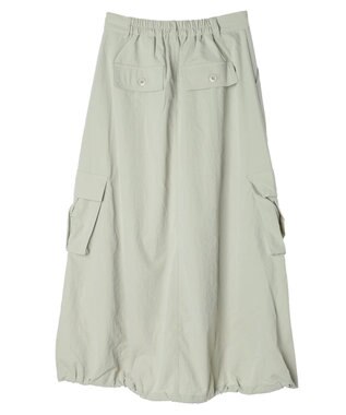 earth music&ecology バルーンカーゴスカート Light Green
