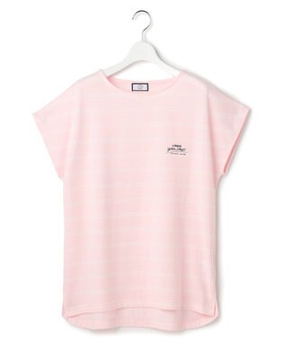  【WOMEN】キャップスリーブ ボーダーTシャツ
