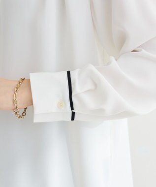 Green Parks リボンブラウス Multi