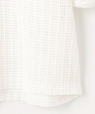 自由区 【カタログ掲載・洗える】チェックジャカード カットソー オフホワイト