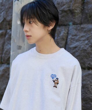 WEGO 別注BENDAVISワンポイントT（SS） アッシュグレー