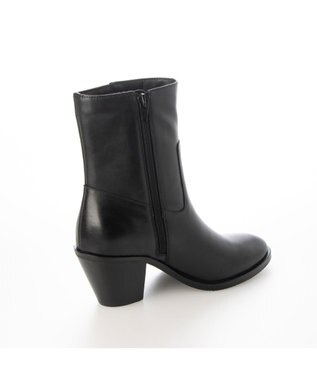 ing <ing>ウエスタン調カジュアルブーツ ブラック