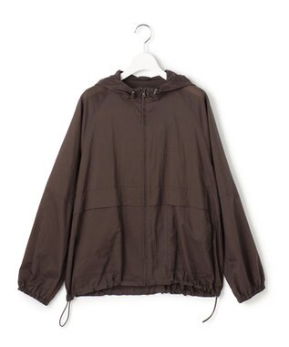 23区 L 【SLOW/一部店舗限定】ナイロン パーカー ブルゾン ダークブラウン系