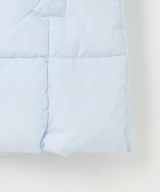 ANY KIDS 【洗濯機OK】中綿Aラインロングコート サックスブルー