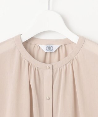 J.PRESS LADIES L 【洗える】シアー カーディガン ベージュ系