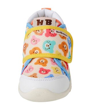 MIKI HOUSE HOT BISCUITS 【14-15cm】 パステルビーンズ セカンドベビーシューズ 白