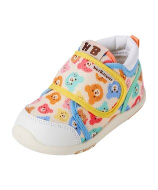 MIKI HOUSE HOT BISCUITS 【14-15cm】 パステルビーンズ セカンドベビーシューズ 白