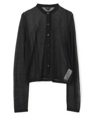 【洗える】シアーコットン　カーディガン