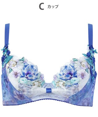 WACOAL 【リボンブラ 脇すっきり】 ブラジャー 脇高設計 着やせシルエット 動いても谷間キープ Gカップまで対応 大きいサイズ レディース BXB483 /ワコール