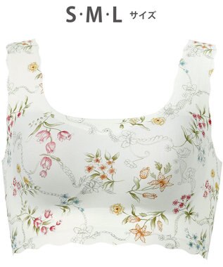 WACOAL 【GOCOCi ゴコチ】 ノンワイヤーブラ ハーフトップ まるでつけていないような着ごこち フラット仕上げ ホックなし CGG535 /ワコール ピーチ