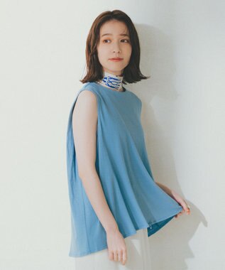 TOQUE 〈大草直子さんアドバイザー〉 【天然素材】タンギス コットン天竺ノースリーブ