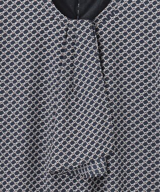 J.PRESS LADIES 【2WAY】幾何プリント ボウタイ カットソー ネイビー系5