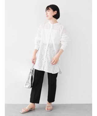 Green Parks ・ＳＵＧＡＲ　ＳＰＯＯＮ　刺繍レースシャツチュニック Off White