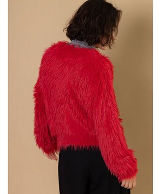 Te chichi 【R by Te chichi】シャギーカーディガン《2025winter catalog item》 レッド