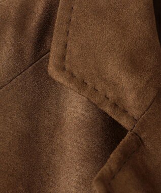 JOSEPH ABBOUD 【キングサイズ・軽量/スウェードタッチ/撥水】ライトスウェード ジャケット キャメル系